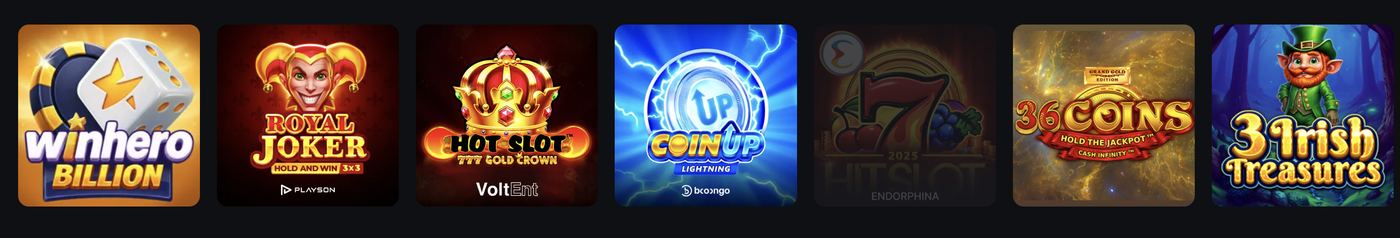 Δημοφιλή παιχνίδια στο Winhero